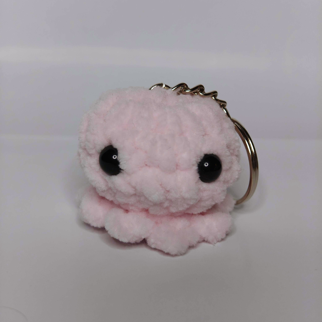 Mini Oktopus Schlüsselanhänger
