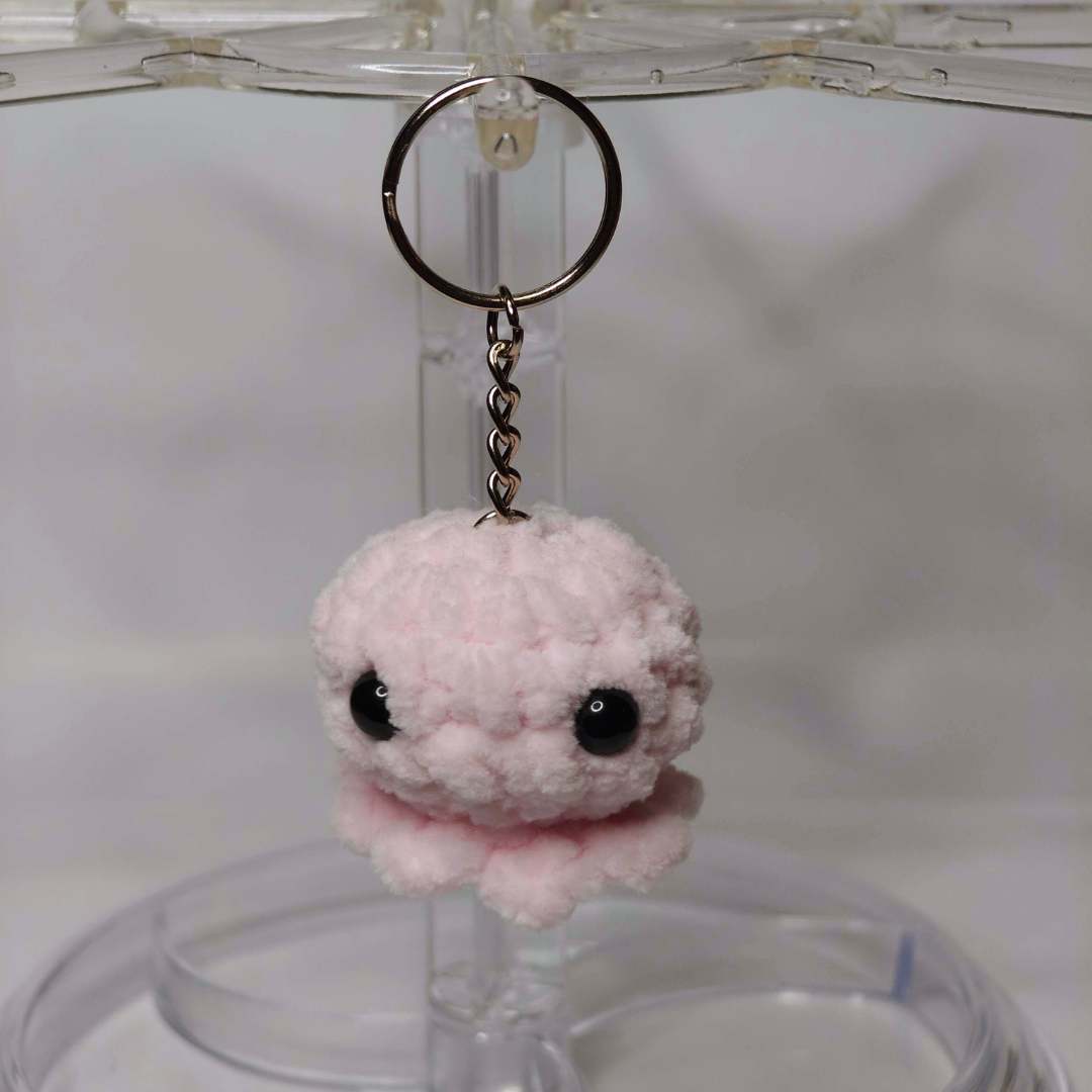 Mini Oktopus Schlüsselanhänger