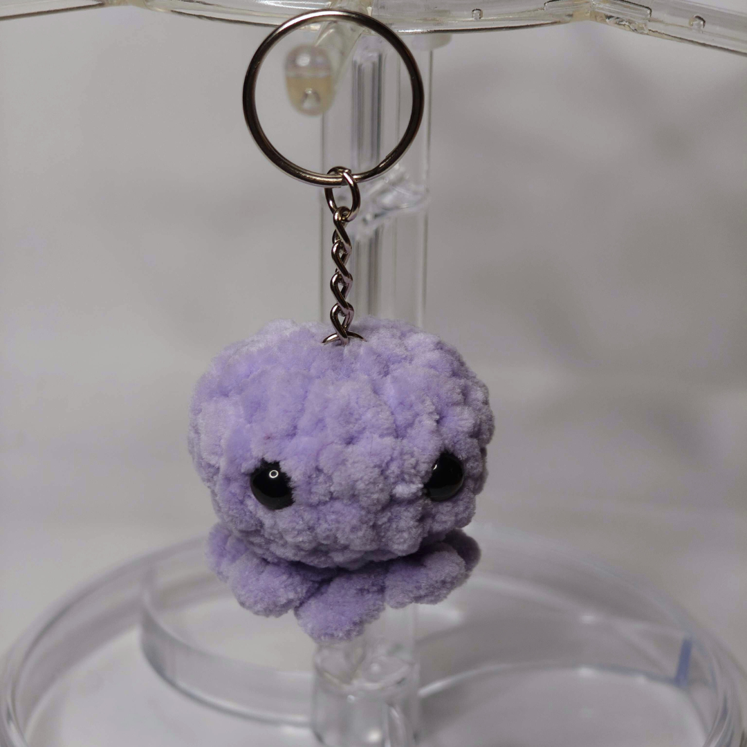 Mini Oktopus Schlüsselanhänger