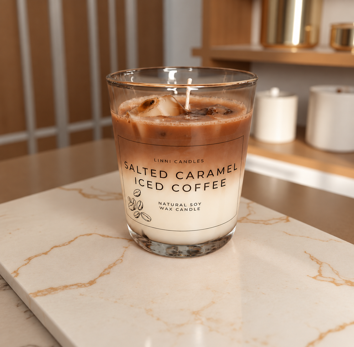 Selted Caramel Iced Coffee